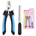 Pet cat dog grooming tool scissors pet nail trimmer with pet nail file