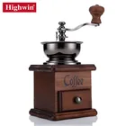 Blade Coffee Grinders Coffee Grinder Highwin Factory New Product The Manual Antique Ceramic Burr Portable Coffee Grinder