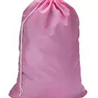 custom waterproof large eco-friendly collapsible washing polyester laundry drawstring bag