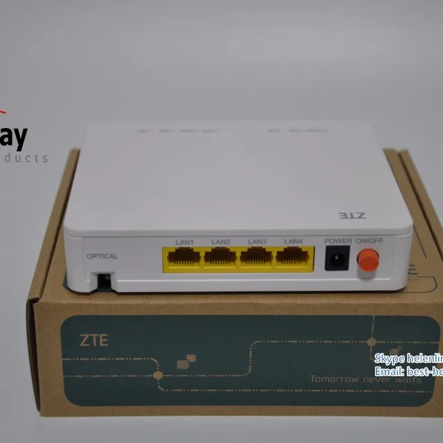 zte zxa10 f400 epon gepon with 4 ethernet port onu optical