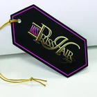 Offset Printing Labels For Bundles Of Hair Custom Paper Logo Printed Labels For Bundles Of Hair High Quality Tags