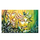 Watercolor custom pictures modern abstract art gallery lord krishna oil painting