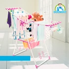 Foldable 2 layers Clothes air dryer, mental material cloth drying rack, Clothes hanger