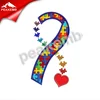 Custom size various color embroidery autism patches