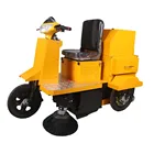 RS1250 magnetic sweeper with wheels ride on floor sweeper with overhead guard