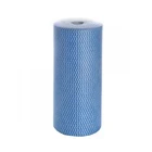 Polyester rayon nonwoven dish cloth for household cleaning
