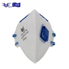 disposable dust mask with CE FFP2V EN149:2001+ A1:2009