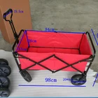 4 Wheels Mobile rolling storage organizer mover utility outdoor folding carts four wheel folding cart