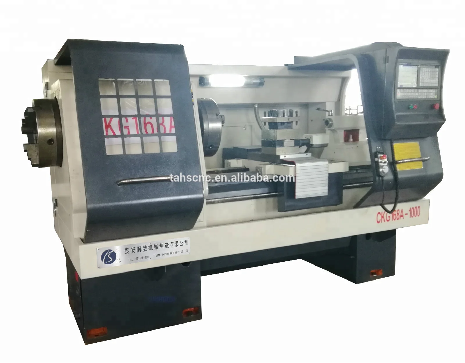 Ckg168a New Plastic Pvc Pe Pipe Threading Cnc Bench Lathe Machine