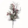 Natural Spring season artificial christmas plastic tree floral picks with pine needle and pine cone branches