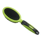 2 IN 1 Double Sided Pet Hair Grooming Product Dog Cat Slicker And Bristle Brush