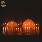 Large Outdoor Decorative Fire Fountain Design Fire Water Fountain Show