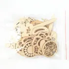 Wooden Cut Out Shaped Art Projects Craft Ornaments For Holiday