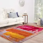 modern design rug with 100%wool and Rayon