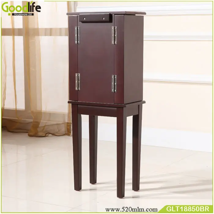 floor standing wooden jewelry box makeup organizer drawers floor standing wooden jewelry box makeup organizer drawers
