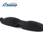 Aisleep custom soft black printed comfortable sleeping lash girl eye mask