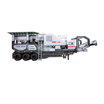 Alibaba Wheel mounted mobile rock crusher station , Portable rock crusher equipment for sale