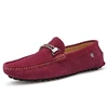 Suede Driving shoes Soft Flats Heel Plush Loafers Man shoes PU Lining Outdoor Male Slip-on