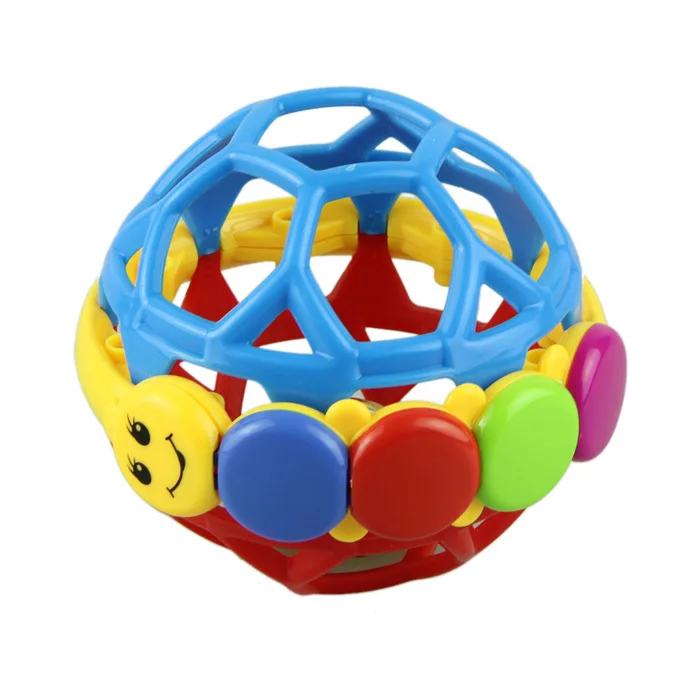New Fashion Baby Toys Plastic Baby Rattles Grasping Bell Ball Sound Babies Educational Toys Products For Children Quality first
