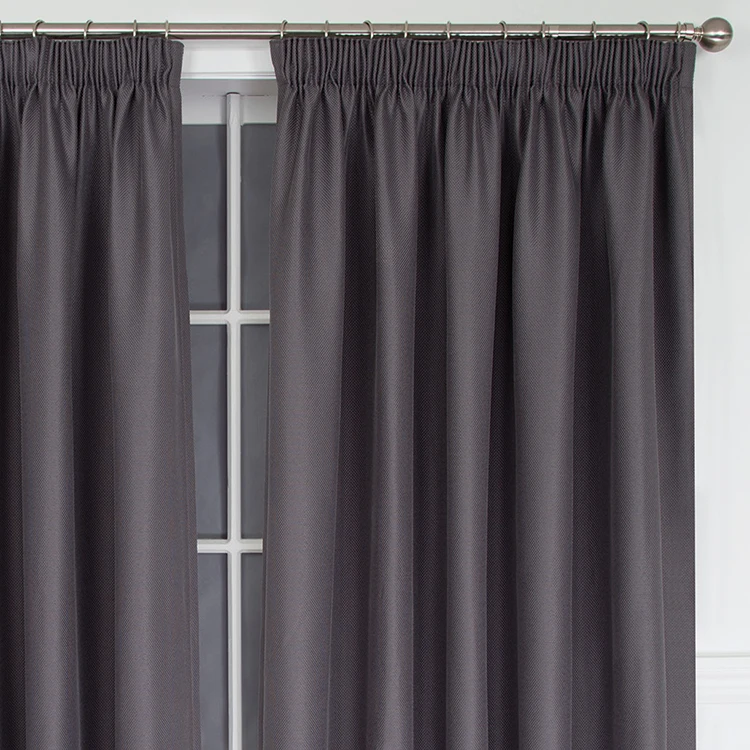 Organic Dyed Dubai Cortinas Blackout Curtain Fabric Lab Blackout