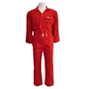 Fashion One Piece Work Coverall Red Uniform Female Woman Work Clothes