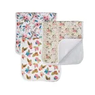 CPSC Certified Cotton Baby Burp Cloths Set
