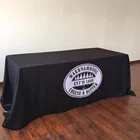 CMYK Color Trade Show Table Cloth Table Throw Fitted Table Cloth
