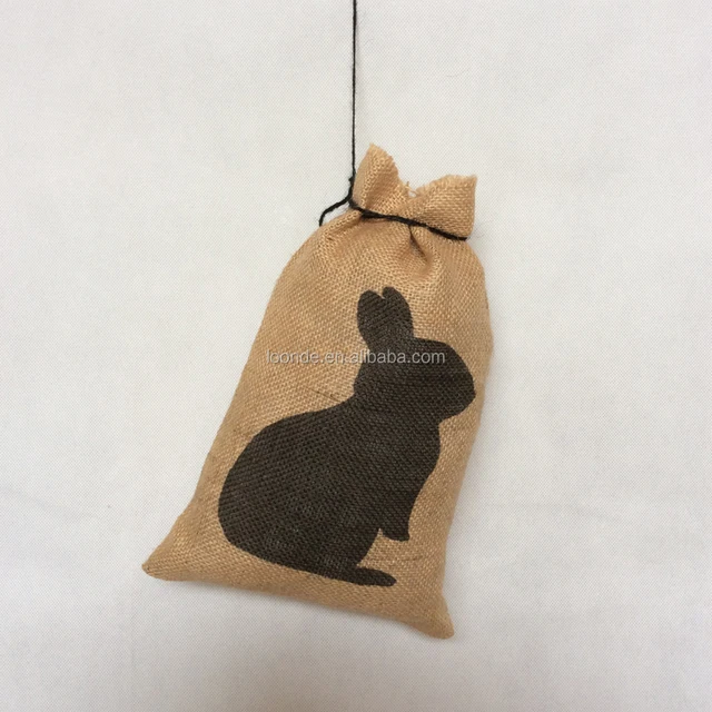 easter burlap bags