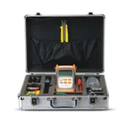 New style box type fiber optic product optical ftth fiber cleaning multi tool kit
