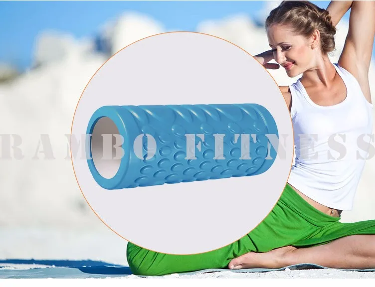 RAMBO Exquisite High Density Epe Yoga Foam Roller With Caps Cover
