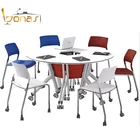 Foshan factory Modern Plastic Library Reading Chair with best price
