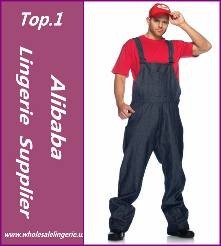 Halloween Cosplay partido traje Cosplay Super Mario bros. para adultos ropa hombres plomeros trajes