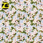 Chinese textile wholesale 12mm digital printed watered silk fabric for party dress