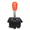 Arcade gaming parts built-in microswitch black red plastic handle finger operated electric Spanish style arcade gaming joystick