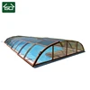 Safety aluminum low line swimming pool covers roof