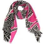 2019 Fashion new styles double-layer winter fashion 100% wool lady jacquard scarf