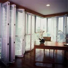 White Modern German House Bifold Louver Shutter Window