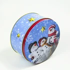 custom design easter danish christmas round metal tinplate butter candy cookie packaging box container tin can