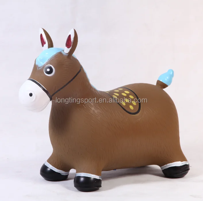 plastic bouncing horse