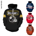 American Wear Hoodies For Women Printed American Sport Team Football Hoodie
