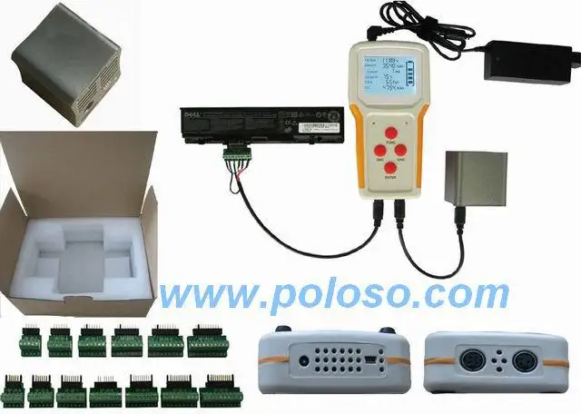 poloso laptop battery tester rfnt3 portable notebok battery tester with charge discharge function
