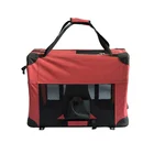 Custom Breathable Portable Airline Car Bike Soft Sided Pet Dog Cat Carrier Travel Bag