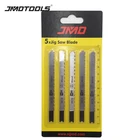 Wholesale U101B series 5PCS set U-handle t shank HCS 10TPI jig saw blade for wood cutting band saw blade