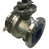 Fire safe API 607 3 inch float valve stainless ball valve