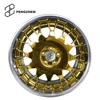 Bright gold color forged 22 inch chrome alloy wheel rims for Mercedes BMW Jaguar aftermarket wheels