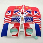 2018 Crazy World Cup Promotional Sunglasses Party Favor Flag Printing Sun Glasses
