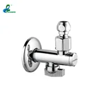 Factory price brass angle valve with ball and filter