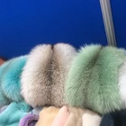 custom order accept dyed color animal fur fox fur pelts wholesale