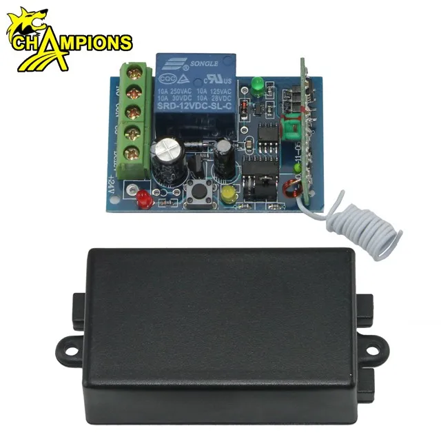 Wireless Remote Control Switch DC12V 10A 433MHz Transmitter with Receiver