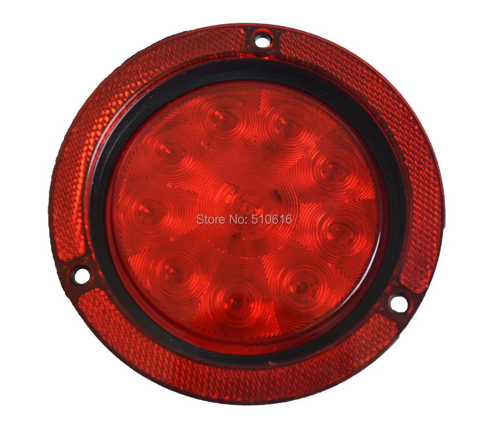 Freeshipping 5-1/2 inch Trailer Stop light, Truck turn light RV reverse light Truck Tail lamp with Reflex Ring flain mounting